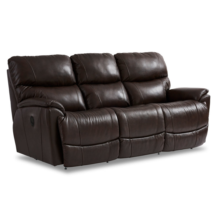 Shops leather sofa lazy boy